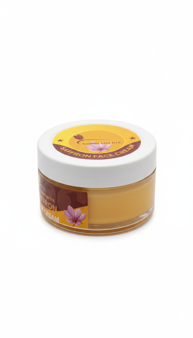 Saffron Face Cream - Natural saffron-based face cream - Premium quality dry fruits from Kashmir